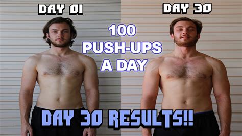 100 push ups for 30 days results